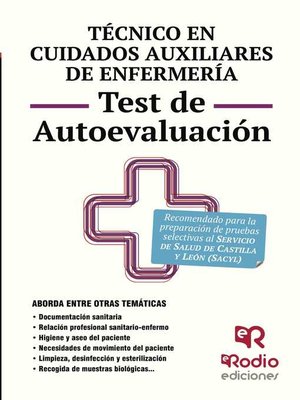 cover image of Técnico en Cuidados auxiliares de Enfermería. Test de Autoevaluación. Servicio de Salud de Castilla y León
